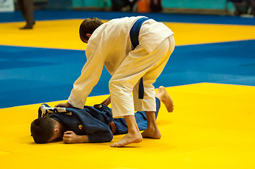 Image showing Young men in Judo