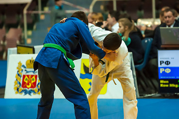 Image showing Two judoka