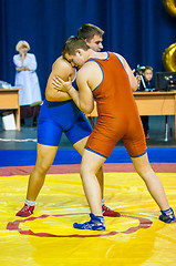 Image showing Two wrestler
