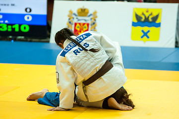Image showing Girl in Judo