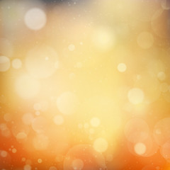 Image showing Autumnal natural bokeh with sun. EPS 10