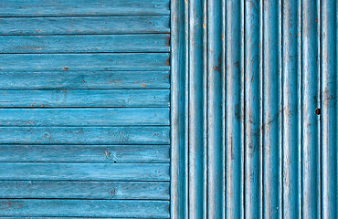 Image showing fence weathered wood background