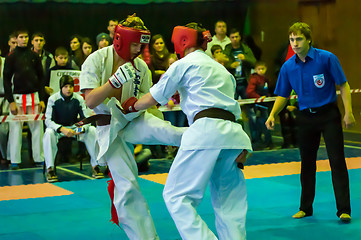 Image showing Open karate tournament kiokusinkaj,