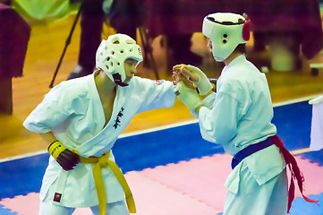 Image showing Open karate tournament kiokusinkaj