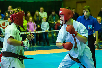 Image showing Open karate tournament kiokusinkaj,