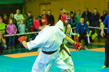 Image showing Open karate tournament kiokusinkaj,