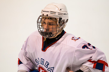 Image showing Hockey with the puck, 