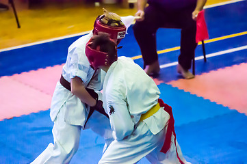 Image showing Open karate tournament kiokusinkaj