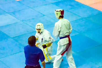 Image showing Open karate tournament kiokusinkaj