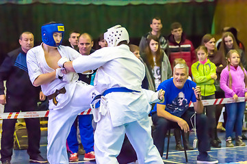 Image showing Open karate tournament kiokusinkaj,