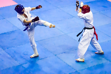 Image showing Open karate tournament kiokusinkaj