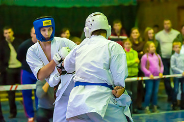 Image showing Open karate tournament kiokusinkaj,