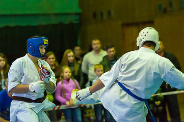 Image showing Open karate tournament kiokusinkaj,