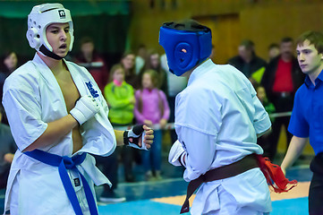 Image showing Open karate tournament kiokusinkaj,