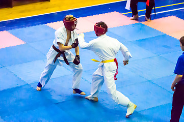 Image showing Open karate tournament kiokusinkaj