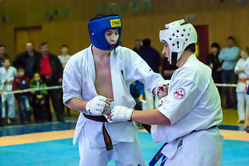 Image showing Open karate tournament kiokusinkaj,