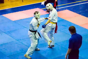 Image showing Open karate tournament kiokusinkaj
