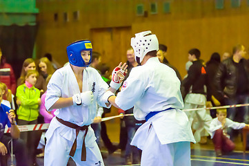 Image showing Open karate tournament kiokusinkaj,