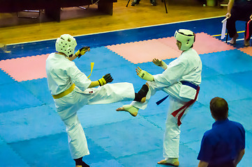 Image showing Open karate tournament kiokusinkaj