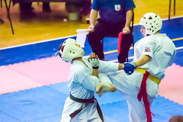 Image showing Open karate tournament kiokusinkaj