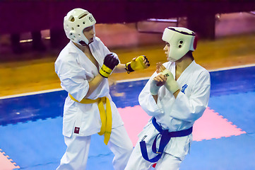 Image showing Open karate tournament kiokusinkaj