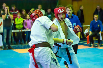 Image showing Open karate tournament kiokusinkaj,