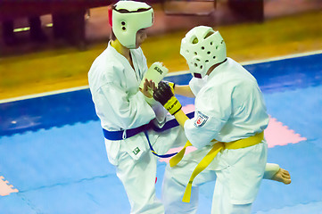 Image showing Open karate tournament kiokusinkaj