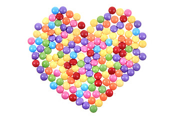 Image showing color candy heart