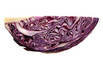 Image showing red cabbage isolated