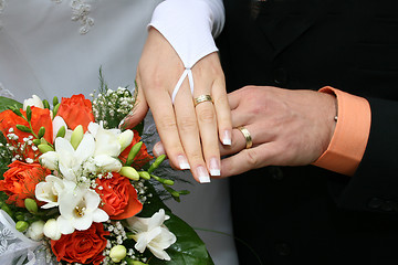 Image showing wedding clothes