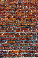 Image showing colored brick wall texture