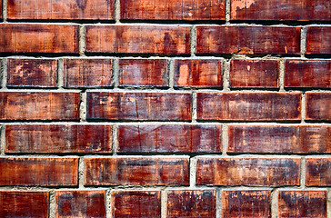 Image showing colored brick wall texture