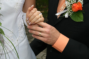 Image showing wedding clothes