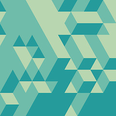 Image showing Abstract geometrical 3d background. 