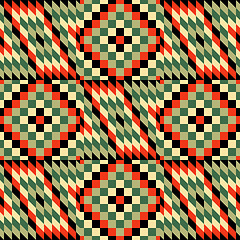 Image showing Seamless pattern. Mosaic. 