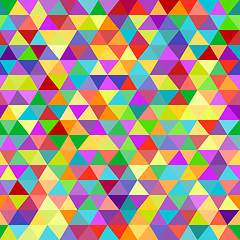 Image showing Seamless geometric background. Mosaic. 