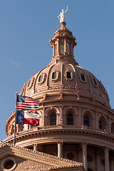 Image showing Capital Building Austin Texas Government Building Blue Skies