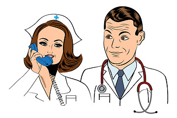 Image showing doctor and nurse