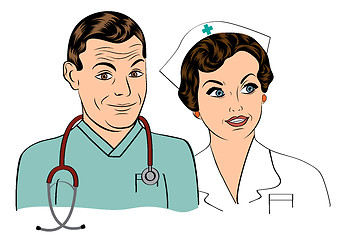 Image showing doctor and nurse