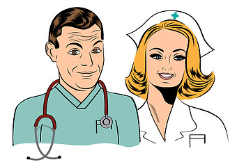 Image showing doctor and nurse