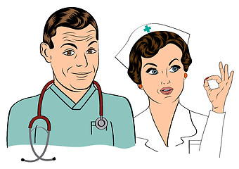 Image showing doctor and nurse