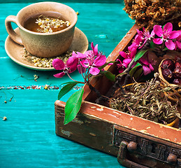 Image showing tea on medicinal herbs