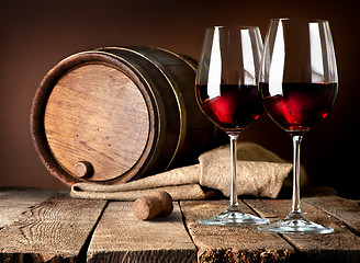 Image showing Beautiful wine