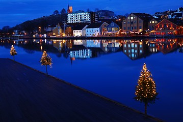 Image showing Tonsberg in a X-mas mood.