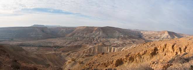 Image showing Negev Desert panoramic view