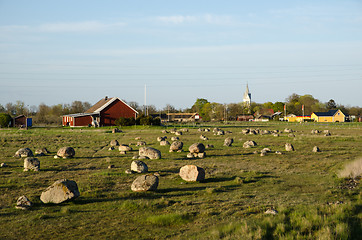 Image showing Historical grave field