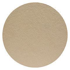 Image showing Paper beermat isolated