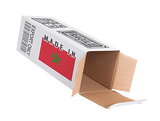 Image showing Concept of export - Product of Morocco