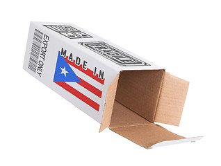 Image showing Concept of export - Product of Puerto Rico