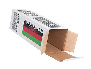 Image showing Concept of export - Product of Malawi